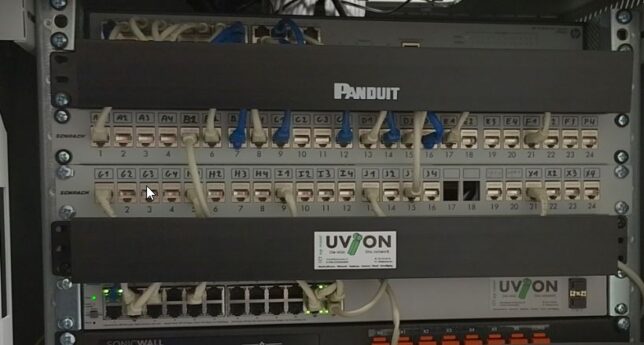 ict netwerk kast onderhoud door uvion Oudenaarde